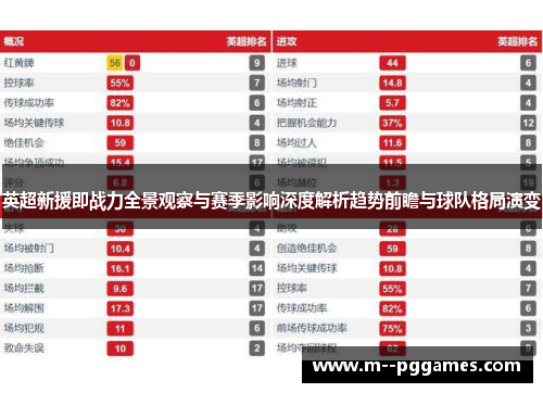 英超新援即战力全景观察与赛季影响深度解析趋势前瞻与球队格局演变